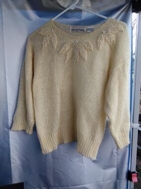 Soft Buttery Yellow  Vintage Sweater